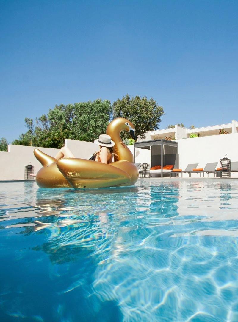 Piscine chauffée et privée à l'hôtel 4 étoiles à Bonifacio